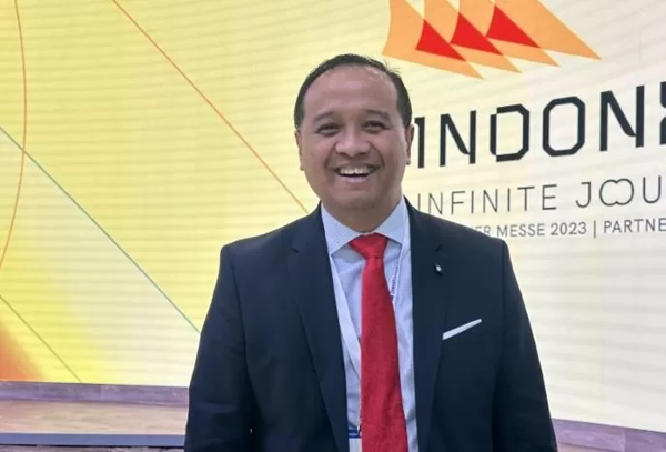 Figure 1 Deputi Bidang Pendanaan dan Investasi Otorita Ibu Kota Nusantara (OIKN) Agung Wicaksono 
Sumber: https://kaltimpost.jawapos.com/utama/22/04/2023/otorita-ikn-ajak-investor-dunia-dukung-pembangunan-nusantara
